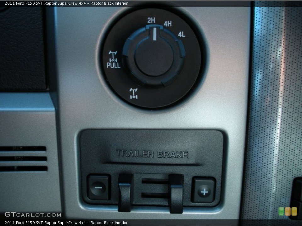 Raptor Black Interior Controls for the 2011 Ford F150 SVT Raptor SuperCrew 4x4 #51684480