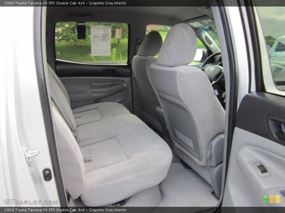 Graphite Gray Interior Photo for the 2009 Toyota Tacoma V6 SR5 Double Cab 4x4 #51684813