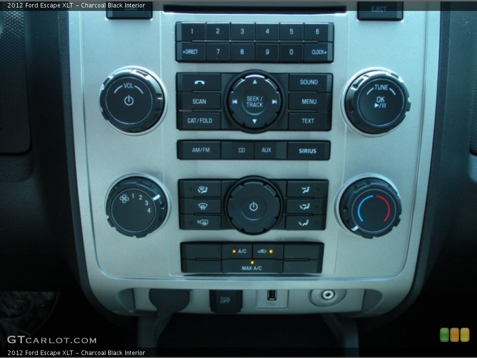 Charcoal Black Interior Controls for the 2012 Ford Escape XLT #51686067