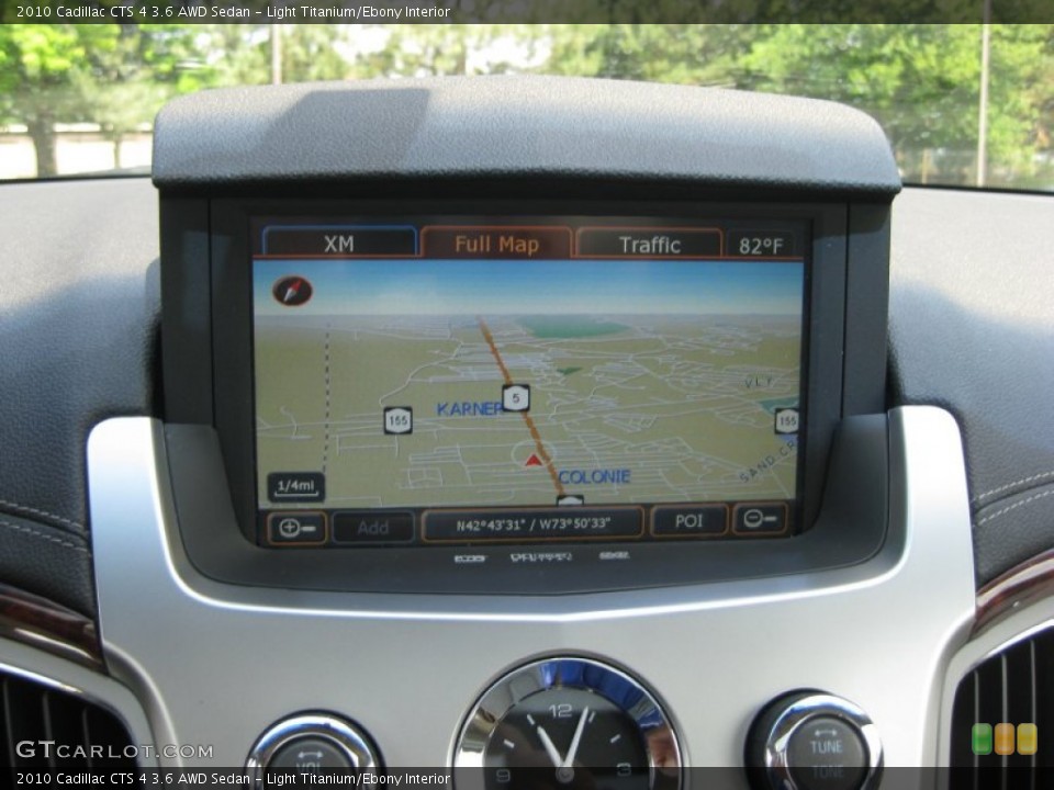 Light Titanium/Ebony Interior Navigation for the 2010 Cadillac CTS 4 3.6 AWD Sedan #51686727