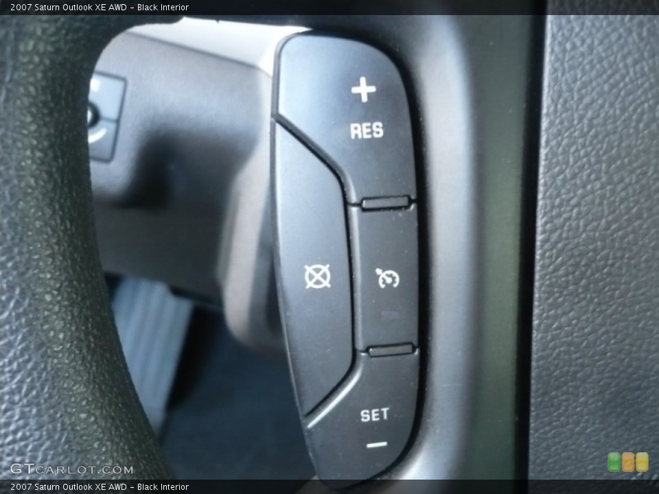 Black Interior Controls for the 2007 Saturn Outlook XE AWD #51689659