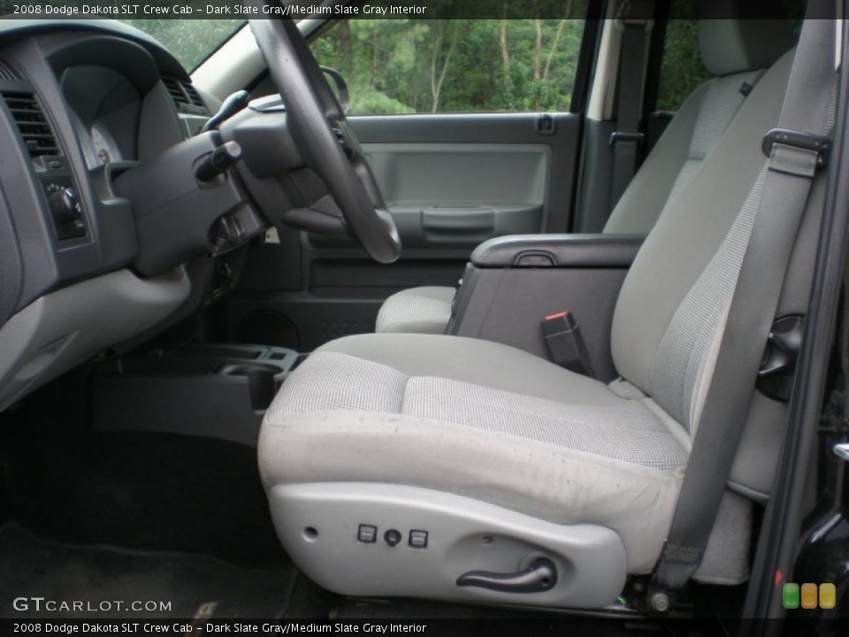 Dark Slate Gray/Medium Slate Gray Interior Photo for the 2008 Dodge Dakota SLT Crew Cab #51689827