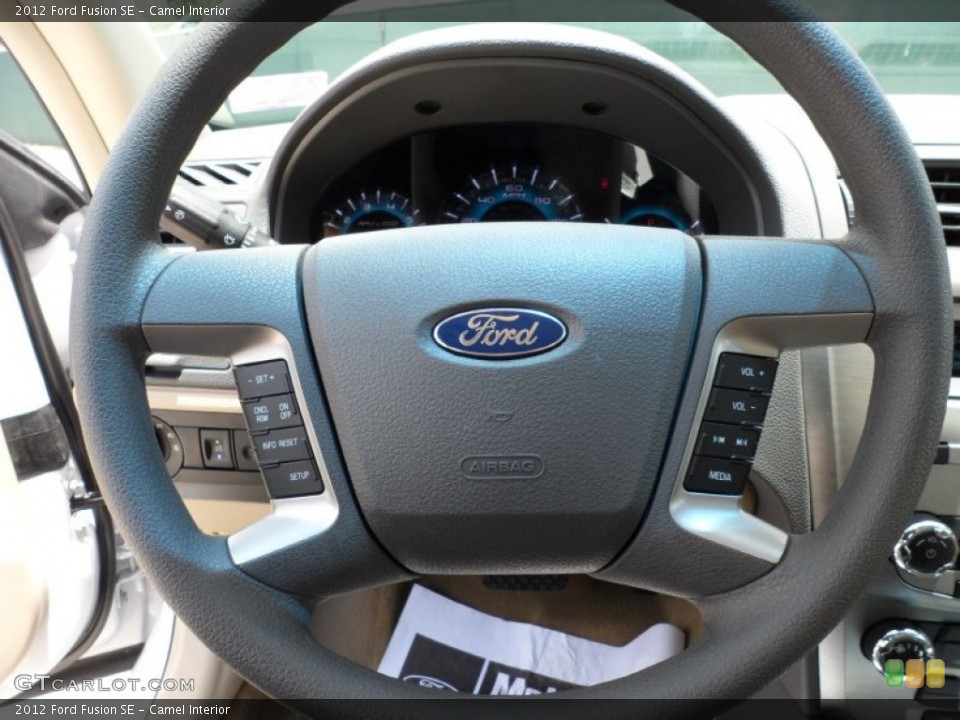 Camel Interior Steering Wheel for the 2012 Ford Fusion SE #51689923