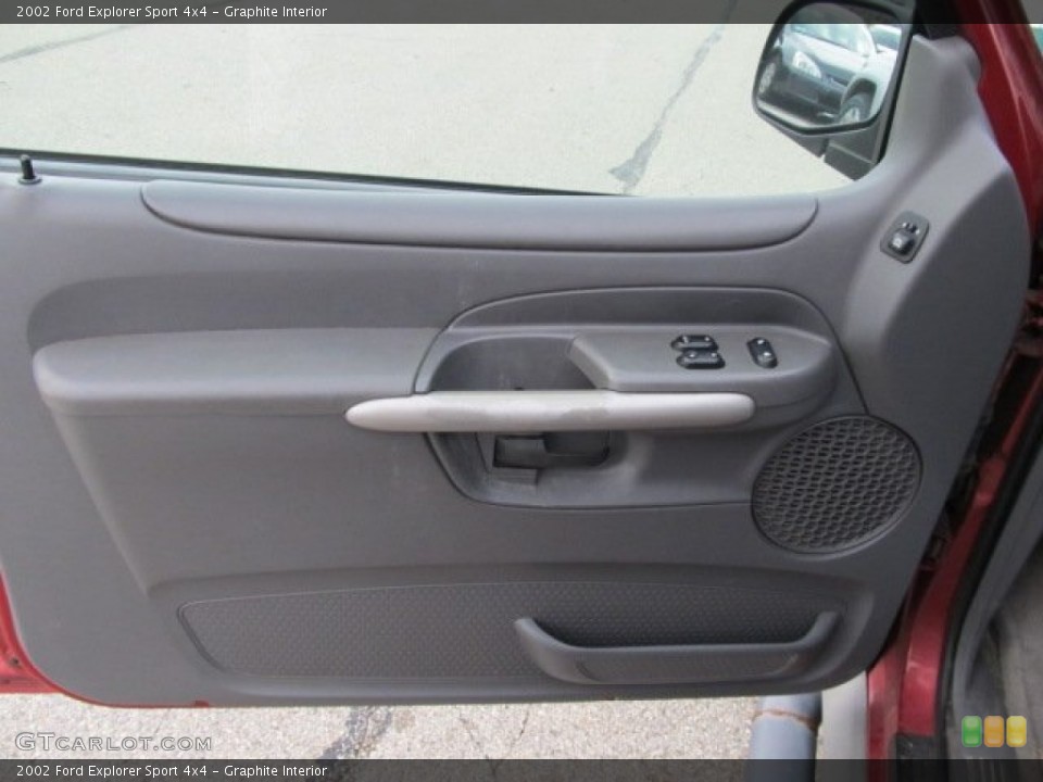 Graphite Interior Door Panel for the 2002 Ford Explorer Sport 4x4 #51691762