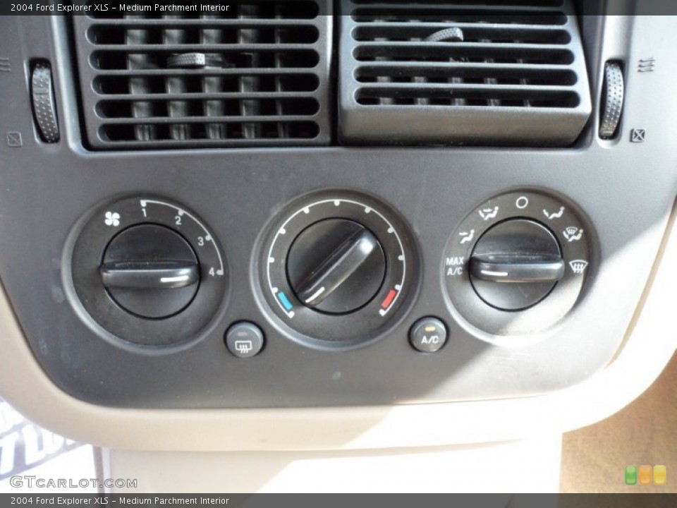 Medium Parchment Interior Controls for the 2004 Ford Explorer XLS #51693328