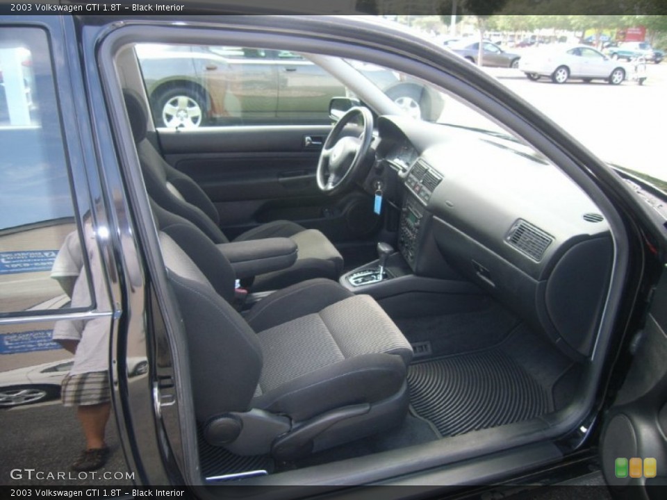 Black Interior Photo for the 2003 Volkswagen GTI 1.8T #51695101