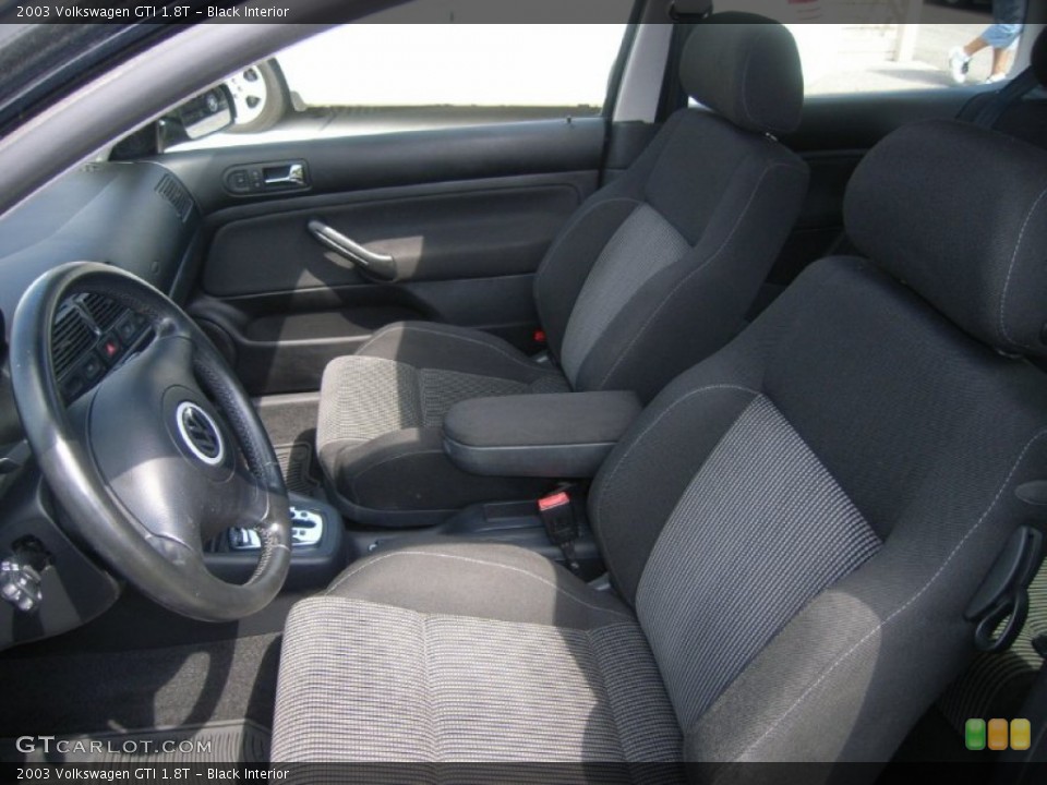 Black Interior Photo for the 2003 Volkswagen GTI 1.8T #51695131