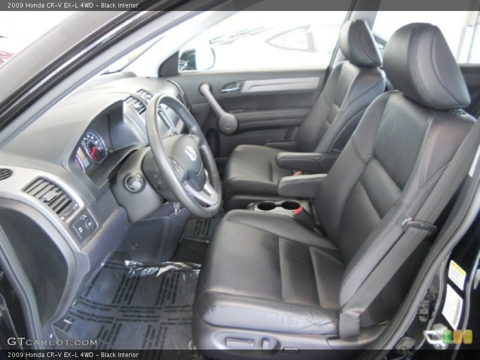 Black Interior Photo for the 2009 Honda CR-V EX-L 4WD #51699386