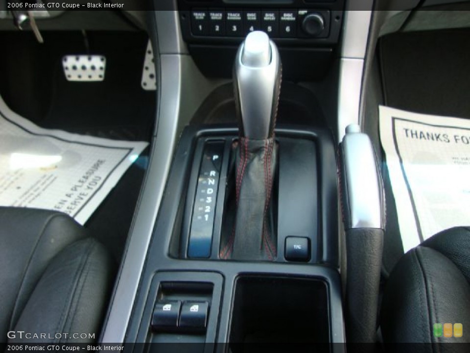 Black Interior Transmission for the 2006 Pontiac GTO Coupe #51701029