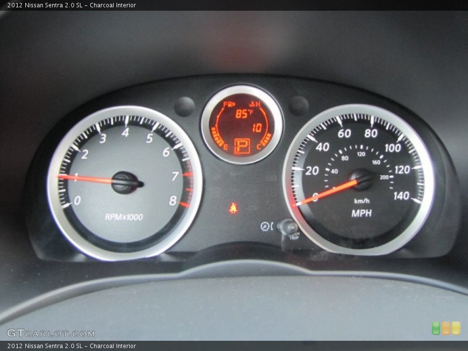 Charcoal Interior Gauges for the 2012 Nissan Sentra 2.0 SL #51703039