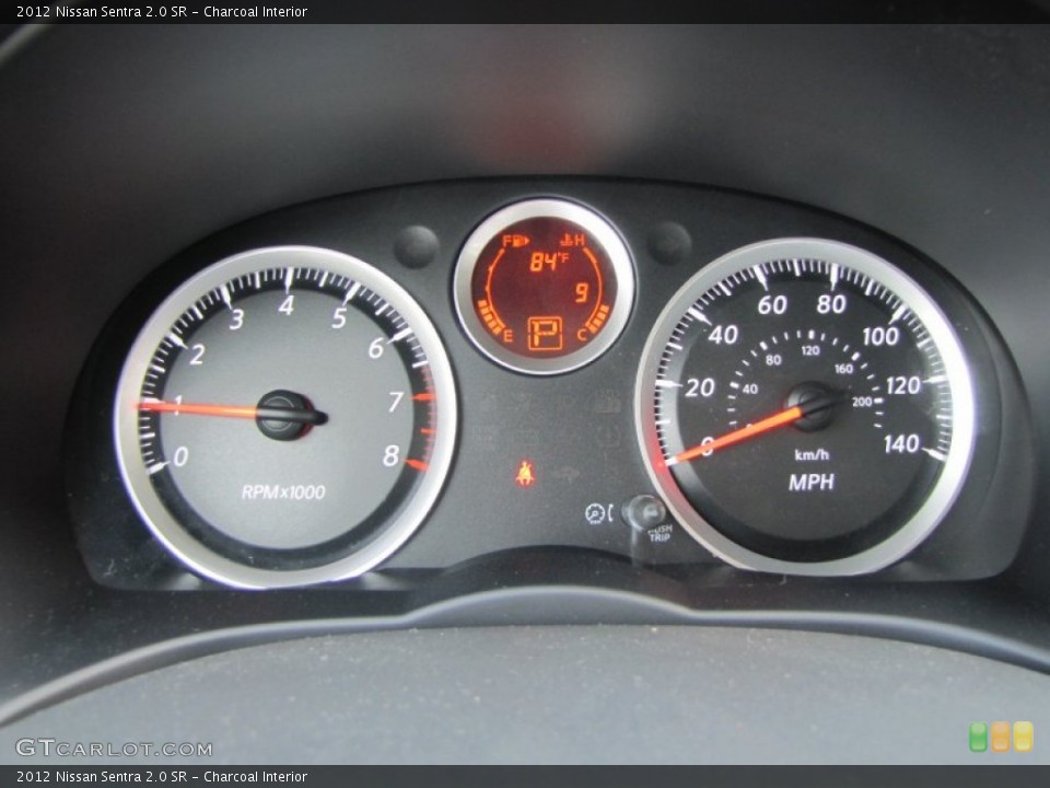 Charcoal Interior Gauges for the 2012 Nissan Sentra 2.0 SR #51703279