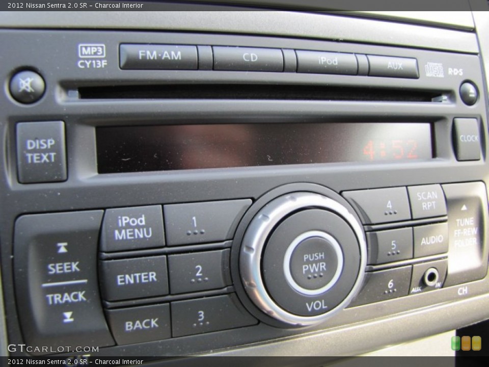 Charcoal Interior Controls for the 2012 Nissan Sentra 2.0 SR #51703291