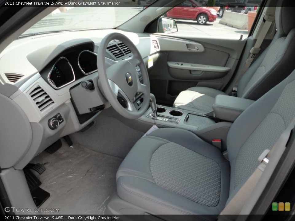 Dark Gray/Light Gray Interior Photo for the 2011 Chevrolet Traverse LS AWD #51705769
