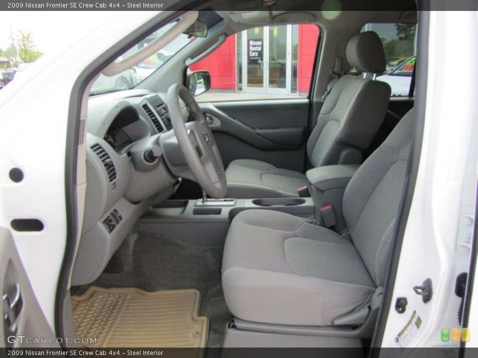 Steel Interior Photo for the 2009 Nissan Frontier SE Crew Cab 4x4 #51705940