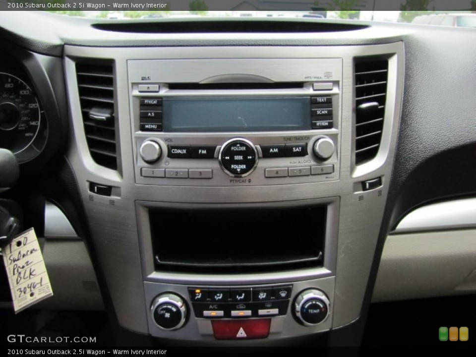 Warm Ivory Interior Controls for the 2010 Subaru Outback 2.5i Wagon #51706123