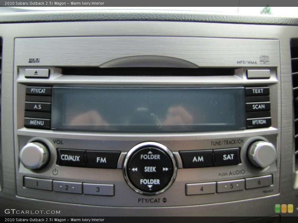 Warm Ivory Interior Controls for the 2010 Subaru Outback 2.5i Wagon #51706138