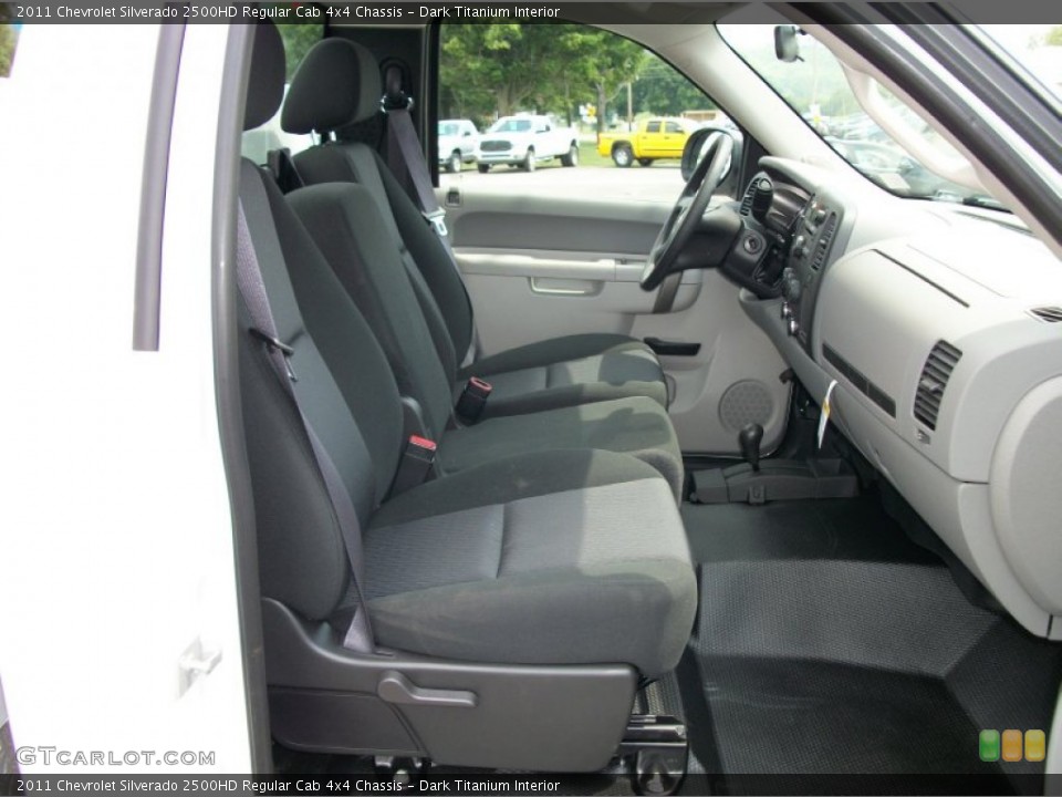 Dark Titanium Interior Photo for the 2011 Chevrolet Silverado 2500HD Regular Cab 4x4 Chassis #51706159