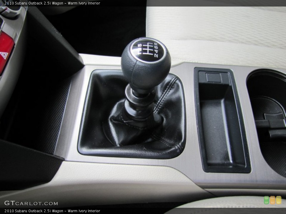 Warm Ivory Interior Transmission for the 2010 Subaru Outback 2.5i Wagon #51706168