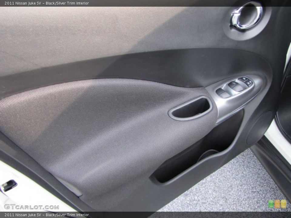 Black/Silver Trim Interior Door Panel for the 2011 Nissan Juke SV #51706666