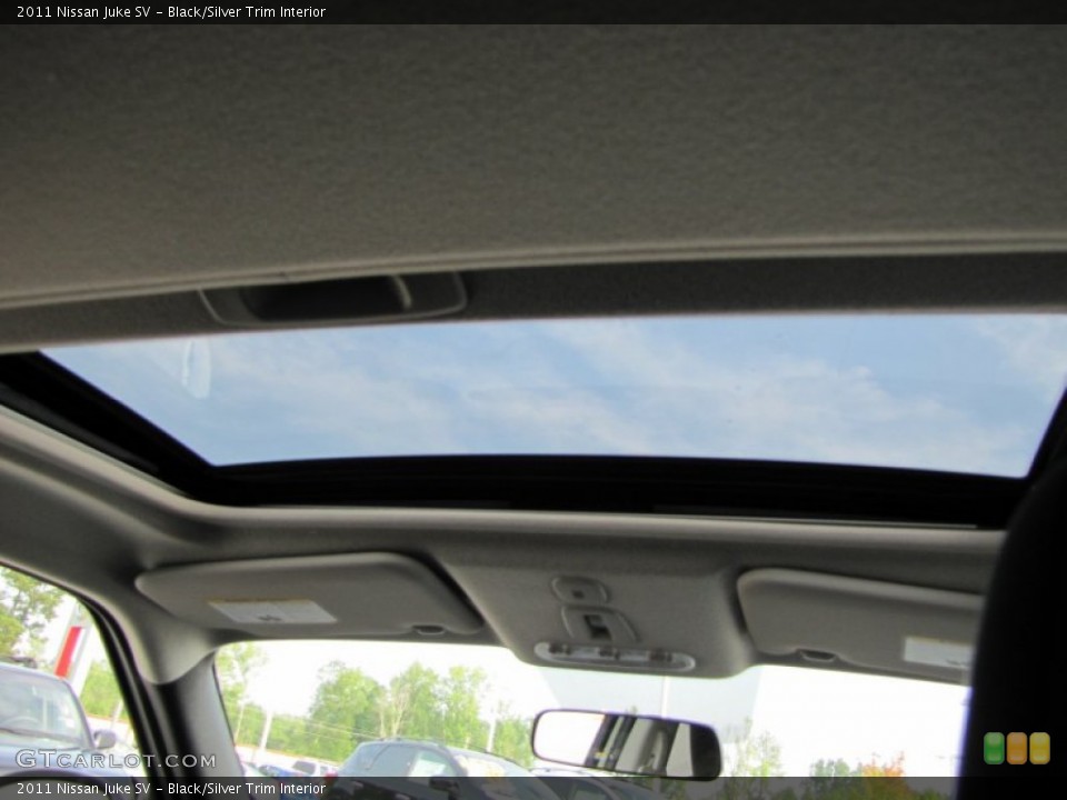 Black/Silver Trim Interior Sunroof for the 2011 Nissan Juke SV #51706822