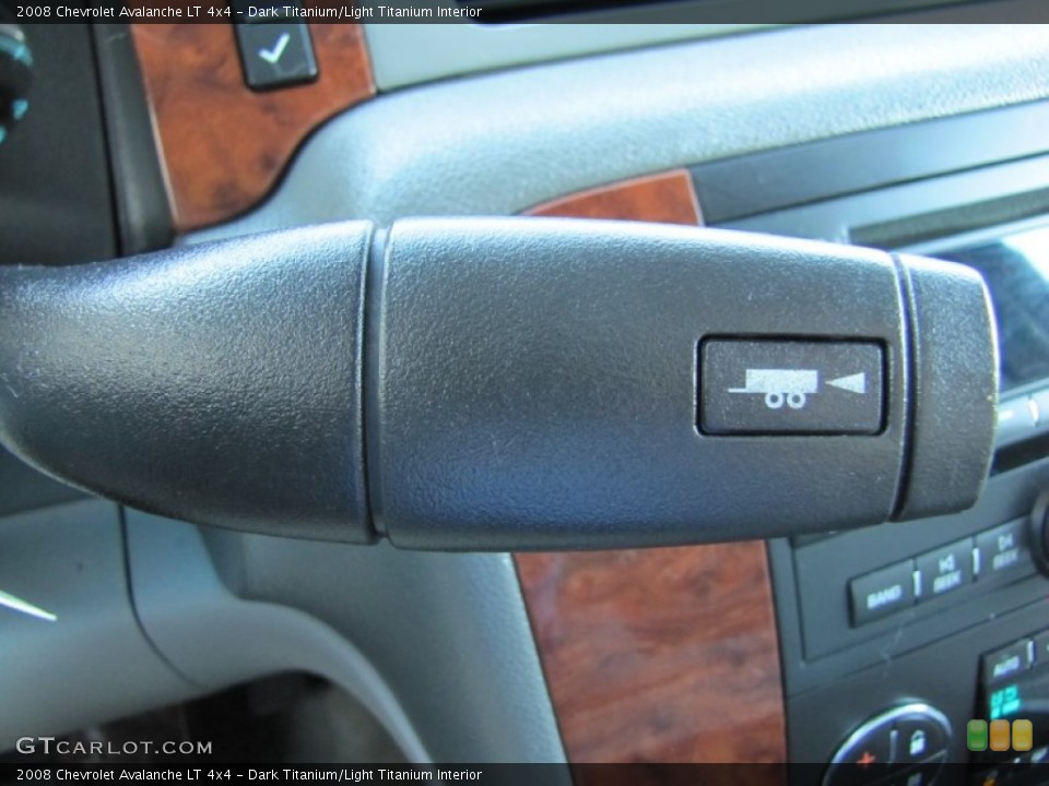Dark Titanium/Light Titanium Interior Controls for the 2008 Chevrolet Avalanche LT 4x4 #51707653