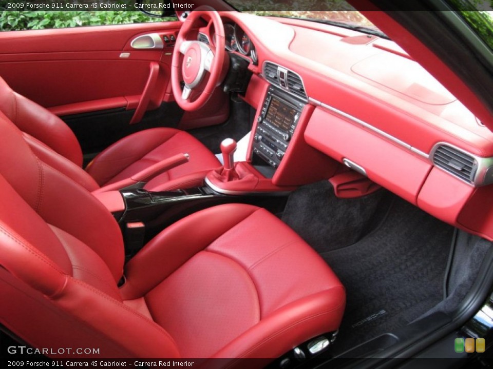 Carrera Red Interior Photo for the 2009 Porsche 911 Carrera 4S Cabriolet #51707875