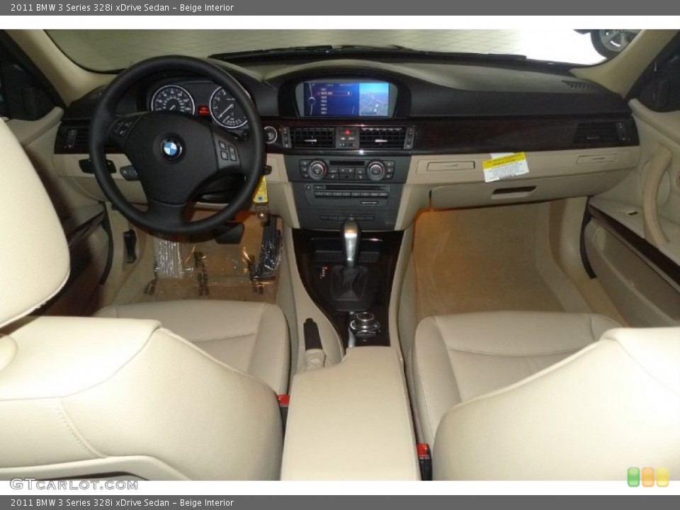 Beige Interior Dashboard for the 2011 BMW 3 Series 328i xDrive Sedan #51709609