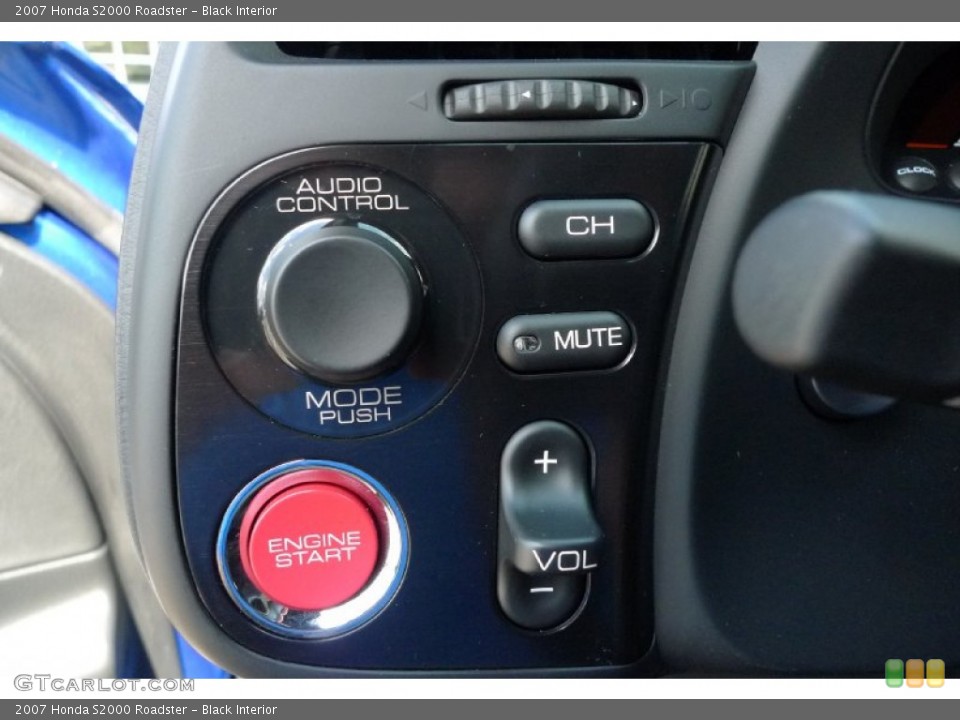 Black Interior Controls for the 2007 Honda S2000 Roadster #51710002