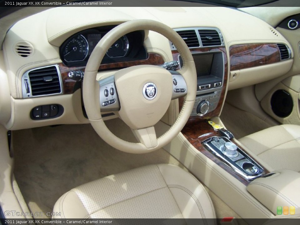 Caramel/Caramel Interior Prime Interior for the 2011 Jaguar XK XK Convertible #51711478