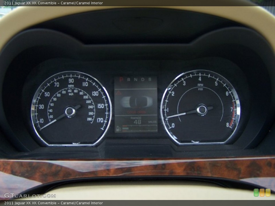 Caramel/Caramel Interior Gauges for the 2011 Jaguar XK XK Convertible #51711514