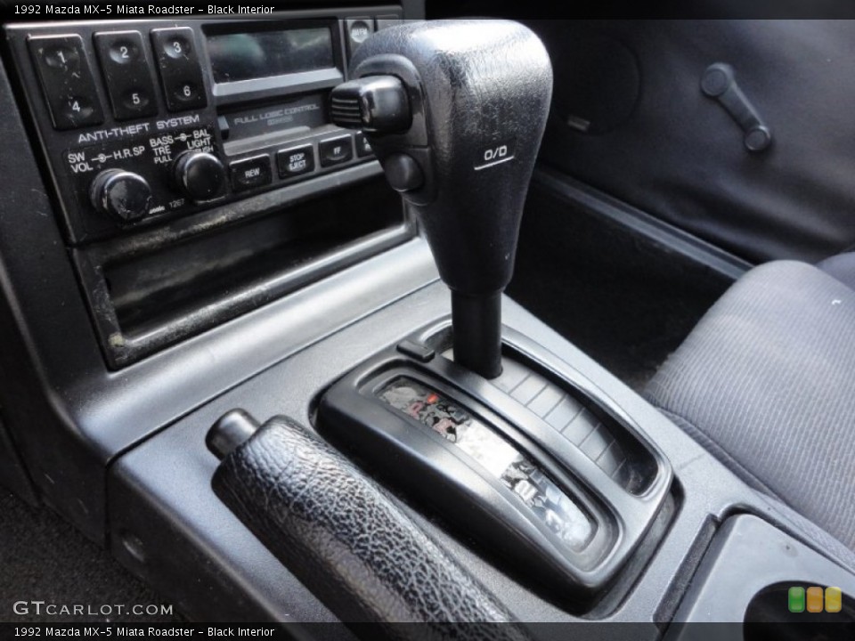 Black Interior Transmission for the 1992 Mazda MX-5 Miata Roadster #51711787