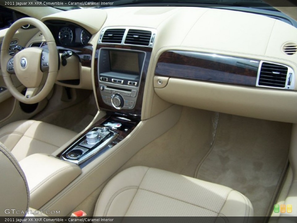 Caramel/Caramel Interior Dashboard for the 2011 Jaguar XK XKR Convertible #51711814