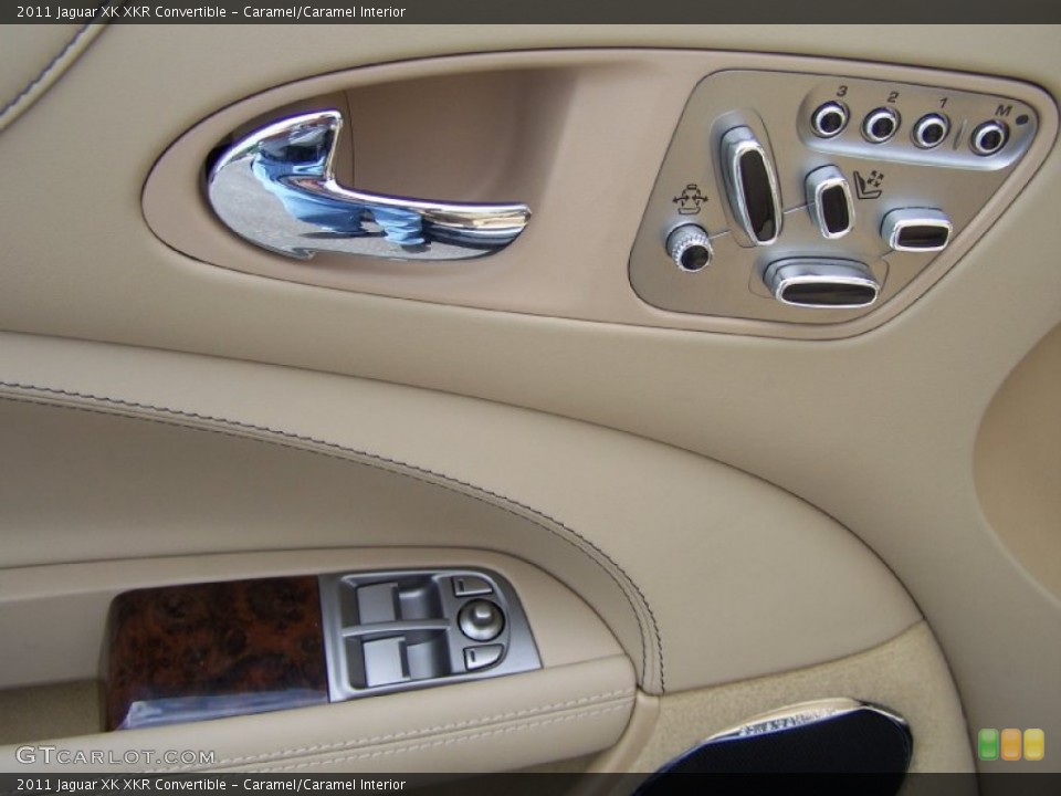 Caramel/Caramel Interior Controls for the 2011 Jaguar XK XKR Convertible #51711856