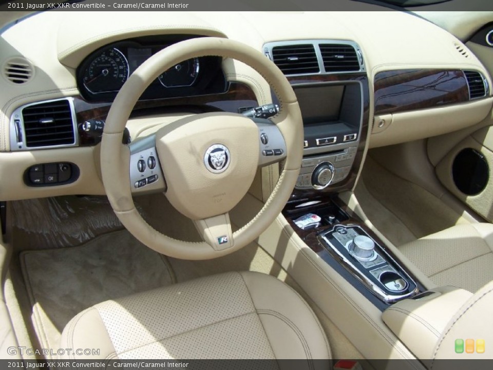 Caramel/Caramel Interior Prime Interior for the 2011 Jaguar XK XKR Convertible #51711889