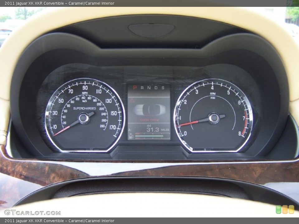 Caramel/Caramel Interior Gauges for the 2011 Jaguar XK XKR Convertible #51711937