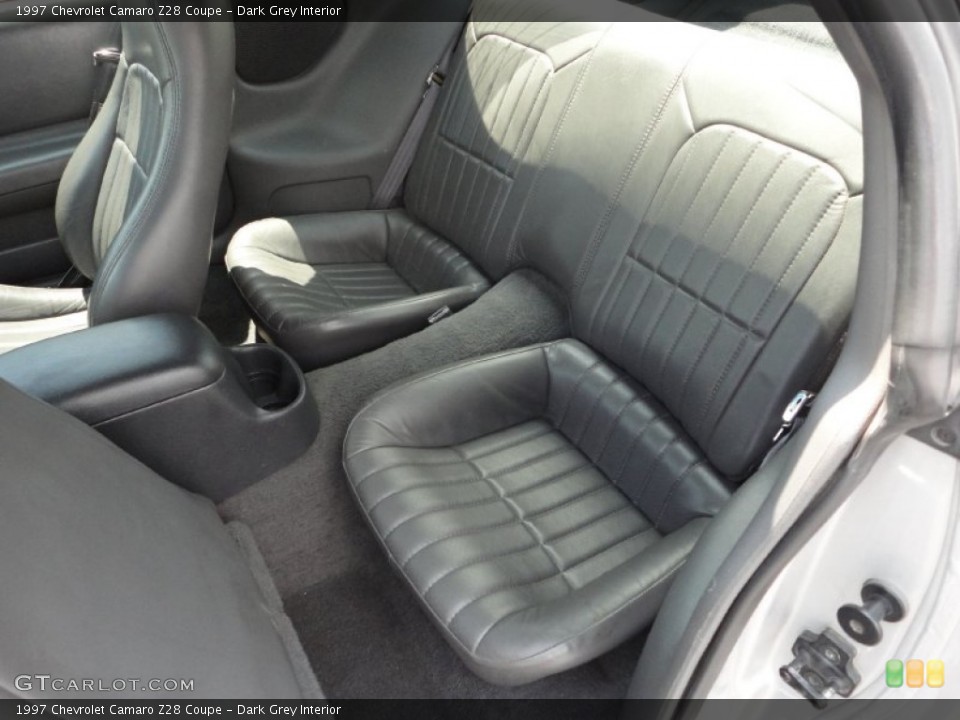 Dark Grey Interior Photo for the 1997 Chevrolet Camaro Z28 Coupe #51712219