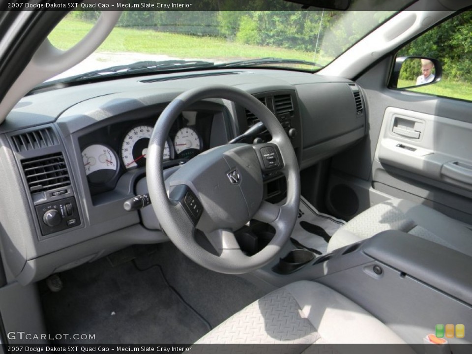 Medium Slate Gray Interior Photo for the 2007 Dodge Dakota SXT Quad Cab #51712645