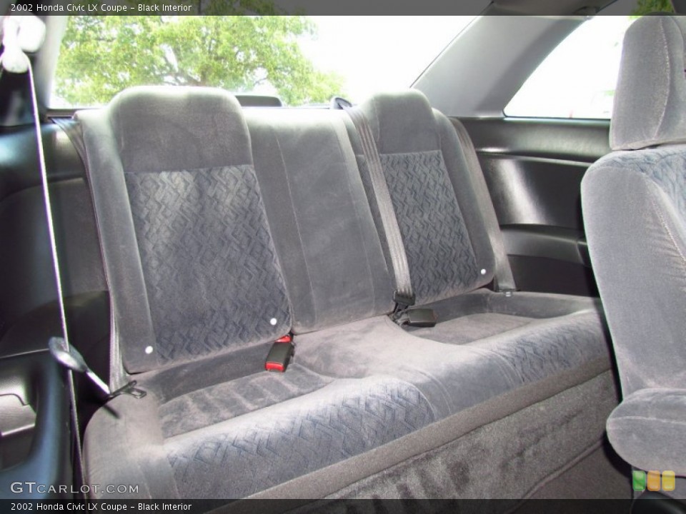 Black Interior Photo for the 2002 Honda Civic LX Coupe #51716353