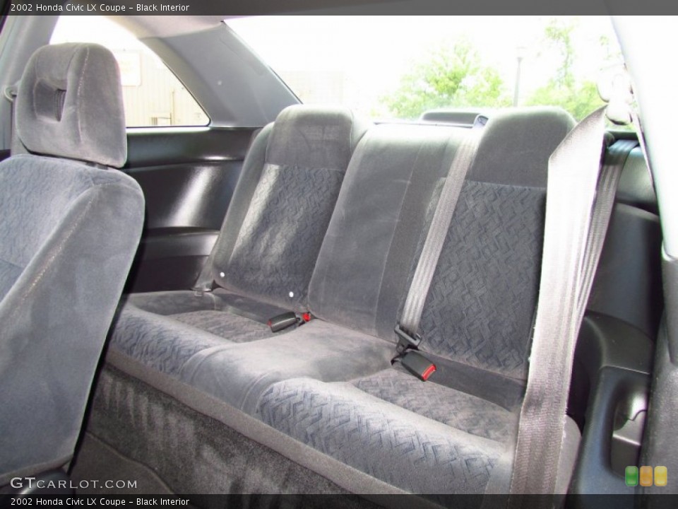 Black Interior Photo for the 2002 Honda Civic LX Coupe #51716362