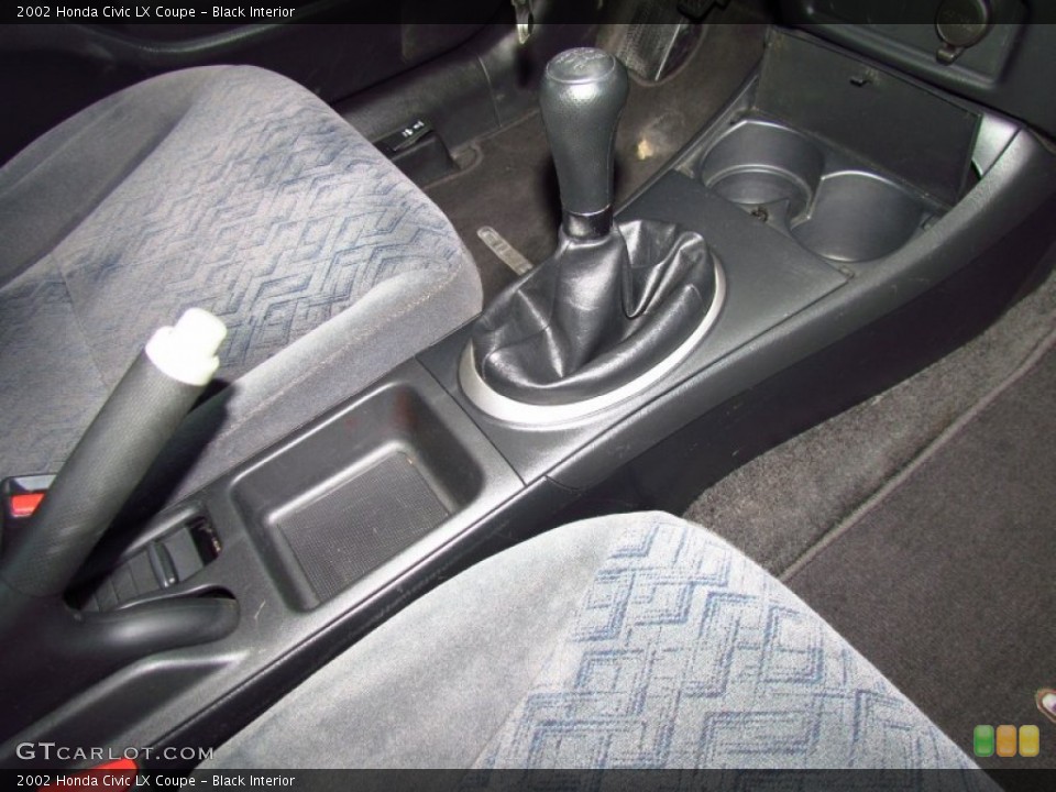 Black Interior Transmission for the 2002 Honda Civic LX Coupe #51716407