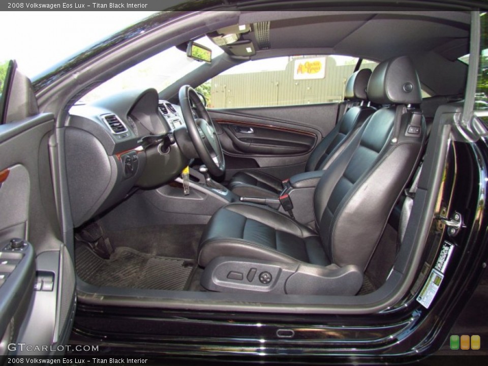 Titan Black Interior Photo for the 2008 Volkswagen Eos Lux #51717094