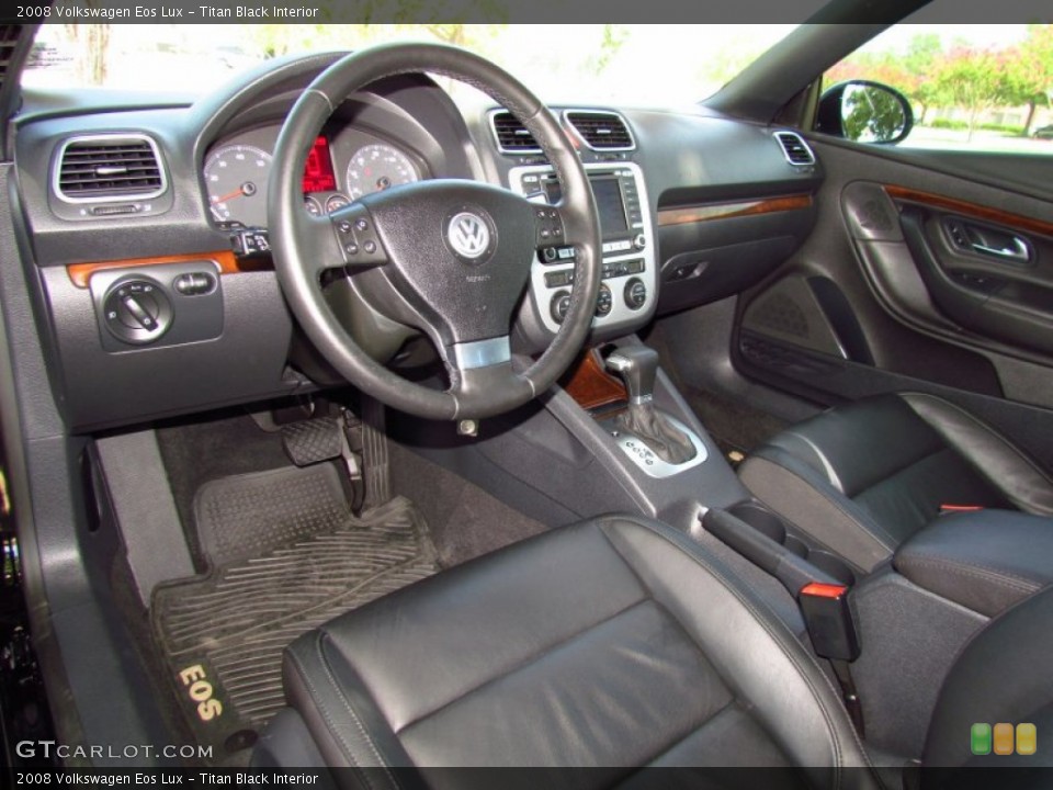 Titan Black Interior Photo for the 2008 Volkswagen Eos Lux #51717148