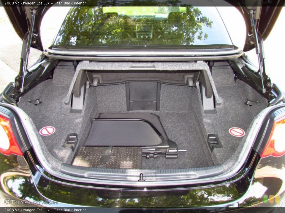 Titan Black Interior Trunk for the 2008 Volkswagen Eos Lux #51717208