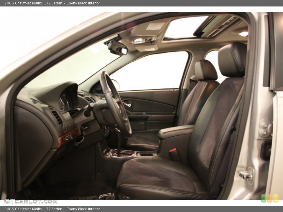 Ebony Black Interior Photo for the 2006 Chevrolet Malibu LTZ Sedan #51717484