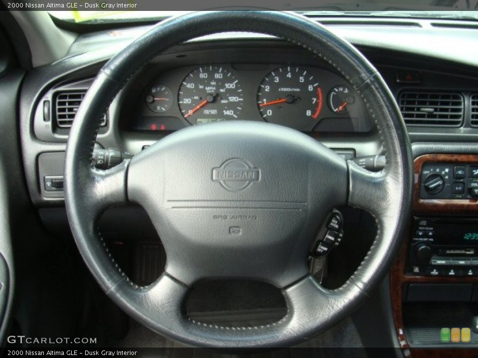 Dusk Gray Interior Steering Wheel for the 2000 Nissan Altima GLE #51717748