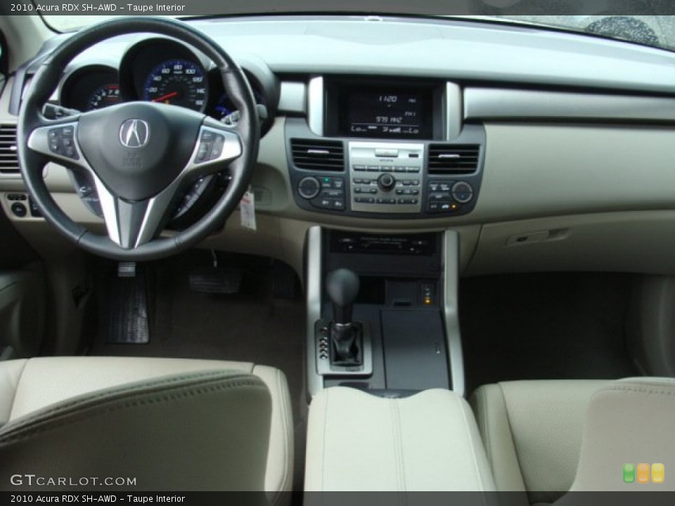 Taupe Interior Dashboard for the 2010 Acura RDX SH-AWD #51718921