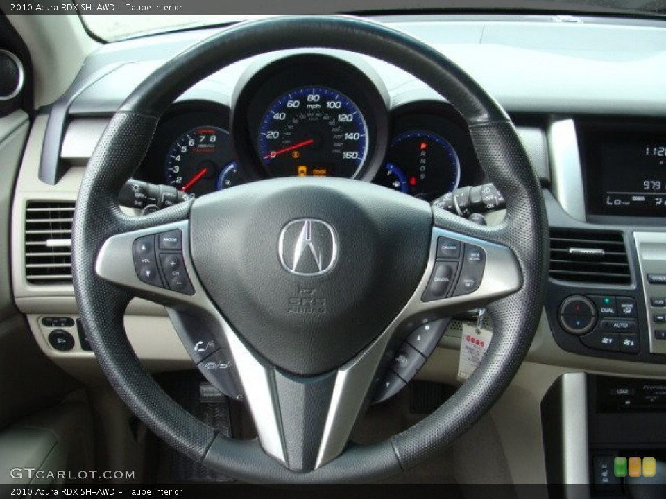 Taupe Interior Steering Wheel for the 2010 Acura RDX SH-AWD #51718930