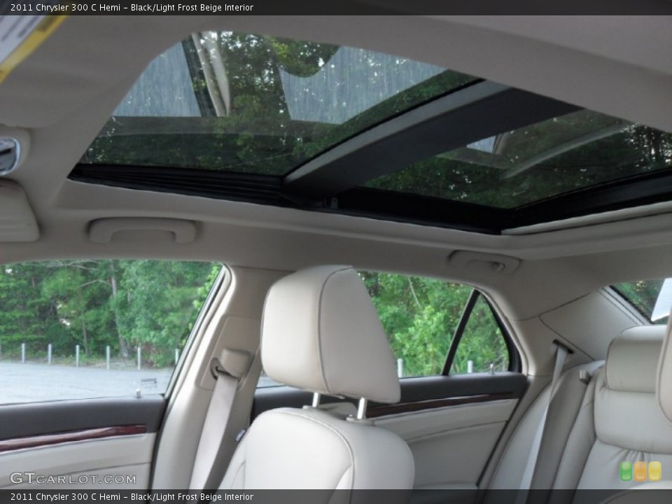 Black/Light Frost Beige Interior Sunroof for the 2011 Chrysler 300 C Hemi #51720142