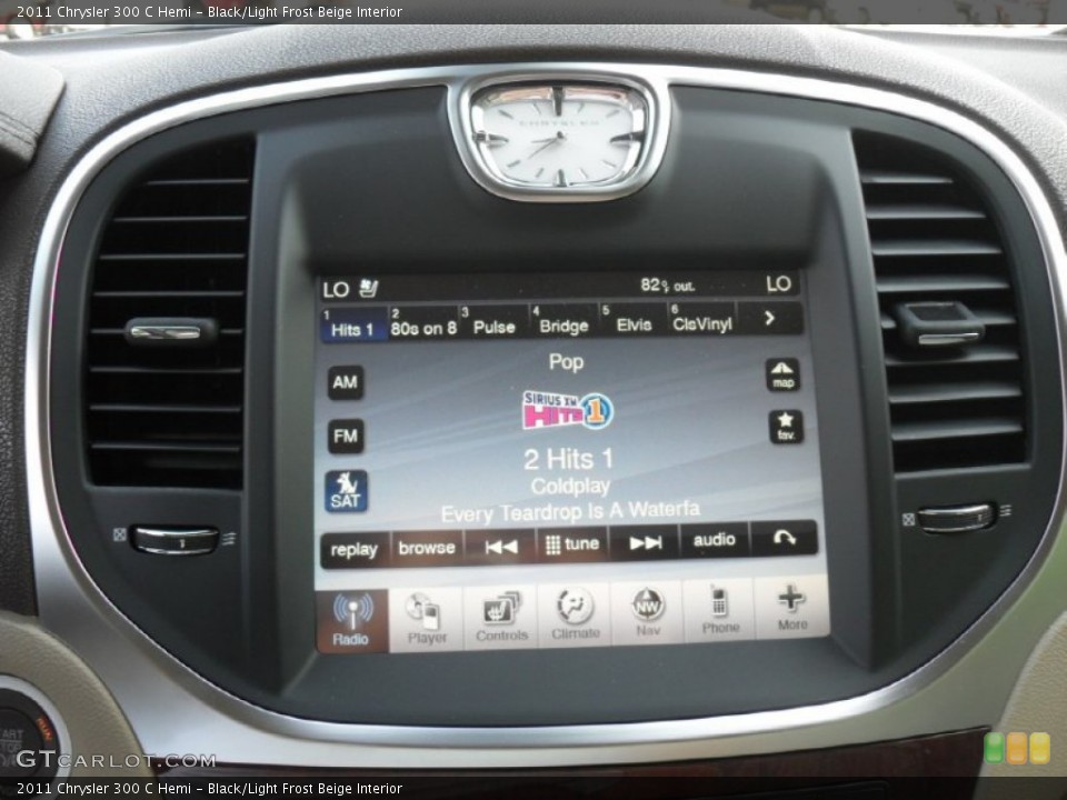 Black/Light Frost Beige Interior Dashboard for the 2011 Chrysler 300 C Hemi #51720154