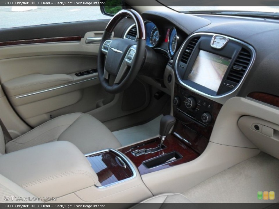 Black/Light Frost Beige Interior Photo for the 2011 Chrysler 300 C Hemi #51720226